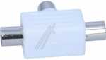 Coax Plug/coax Socket - Coax-splitter - 1xplug - 2xsocket