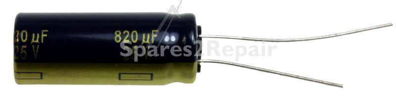 Panasonic 25v Radial Electrolytic 105 De - 820uf-25v El-cap Radial Pan 105° 10x25mm -rohs-