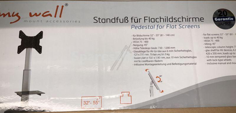 Mywall Universal Stand - Hp1d Universal Stand For Lcd Led Plasma Tv 37-