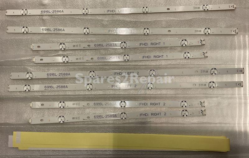 Lg Led backlight bar - Hc550dae-abda1_gz Agf30135601 Package Assembly
