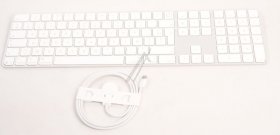 Apple Fr French Notebook keyboards - Mxk73f-a Magic Keyboard With Touch Id And Numeric Keypad For Mac Models With Apple Silicon - French - White Keys