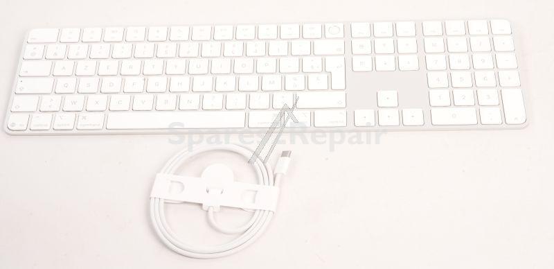 Apple Fr French Notebook keyboards - Mxk73f-a Magic Keyboard With Touch Id And Numeric Keypad For Mac Models With Apple Silicon - French - White Keys