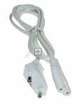 Compatible Eurocable With Double Sockets - Power Cable Euro Plug 1 5m White