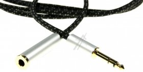 Inakustik Jack Plug/jack Socket - Exzellenz 6,3 Klinkenstecker - 6,3 Klinkenkupplung 3,0m