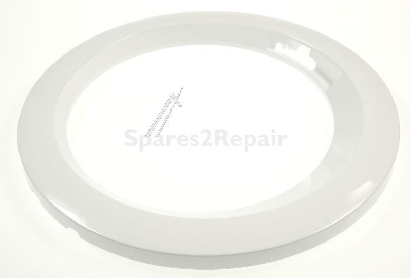Flange Washing Machine Window - 1327919708 Washing Machine Outer Door Frame White Ø424mm [Electrolux Aeg]