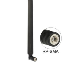 Delock Wireless-lan Antenna - Wlan 802.11 Ac-a-h-b-g-n Rp-sma Antenna 4 ~ 7 Dbi Omnidirect