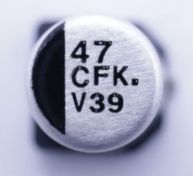 Panasonic 16v Smd-electrolytic 105 Degre - 47uf-16v Smd-elko Pan 105° 5x5,8mm