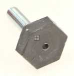 Foot - C00299751 488000299751 Foot - Adjustable M8x35 Grey [Whirlpool Indesit]