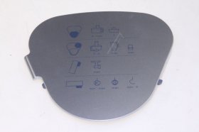 Flap - Kw714173 Medium Geschwindigkeit Ausganggehause - Silber [Delonghi]