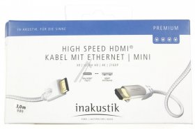 Inakustik Hdmi-plug/mini Hdmi-c-plug - Premium Ii Mini Hdmi Male - Hdmi Male 3,0m