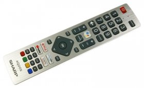 Sharp Umc Ir remote Control - Dr-0298 Shw-rmc-0133n Bt Silver Ntflx5 0 Playmovies&tv Voice