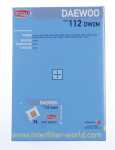 Vacuum Cleaner Bags - 112 35600767 112 Dustbag (x4) Microfibre For Daewoo [Candy Hoover]