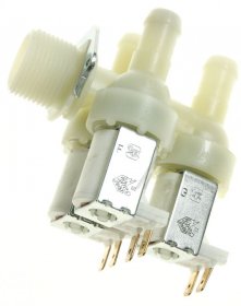 Compatible 3 way Solenoid Valve - Solenoid Valve 3-way 90° Dm=15mm Brown Alternative For Miele 00089312
