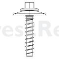 Screw - 1327291116 Screw Counterweight Front 9 5x [Electrolux Aeg]