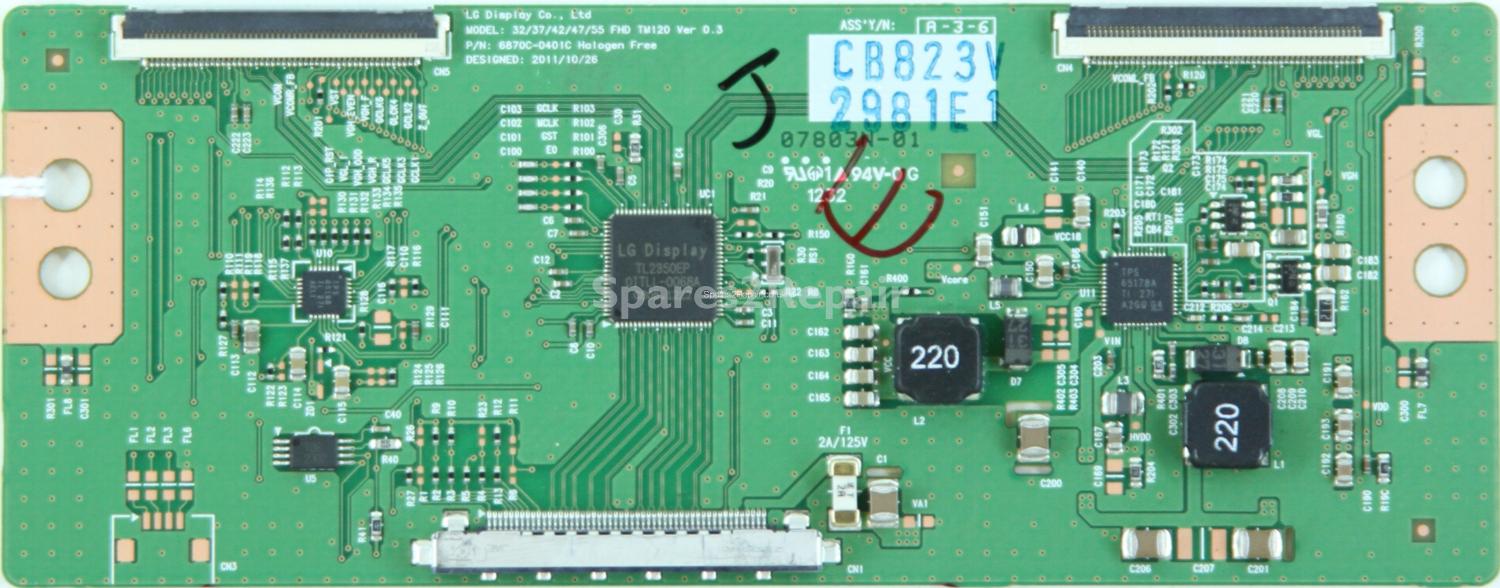 LG 42LS345T - T-Con - 6870C-0401C - 6871L-2981E - Ver0.3 - 32/37/42/47/55