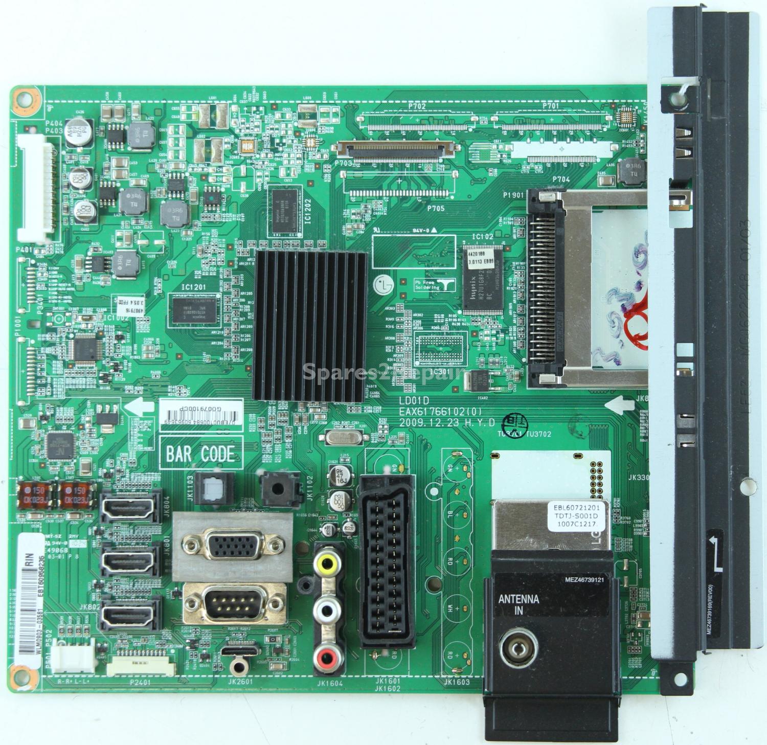 LG 42LE4500 - Main AV - EAX61766102(0) - EBT60958235