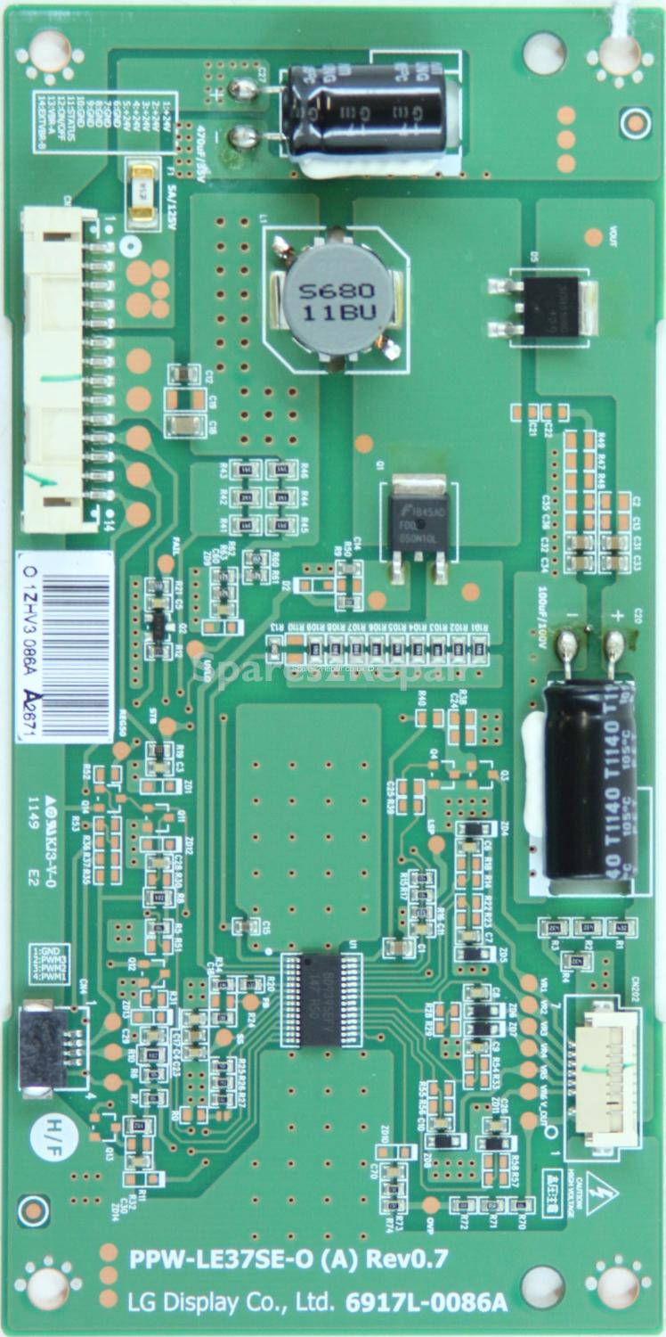 LG 37LS570 - LED Driver Board - 6917L-0086A - PPW-LE37SE-O (A) Rev0.7
