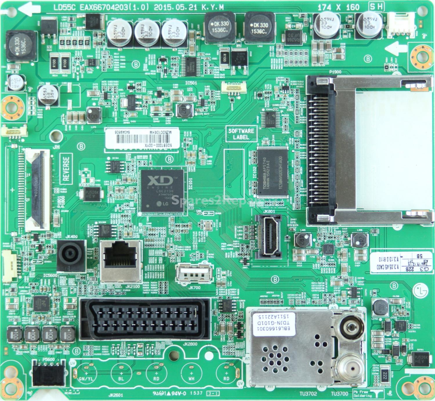 LG 49LF510 - Main AV - EAX66704203(1.0) - MZ5DC10KHM - EBT64049806