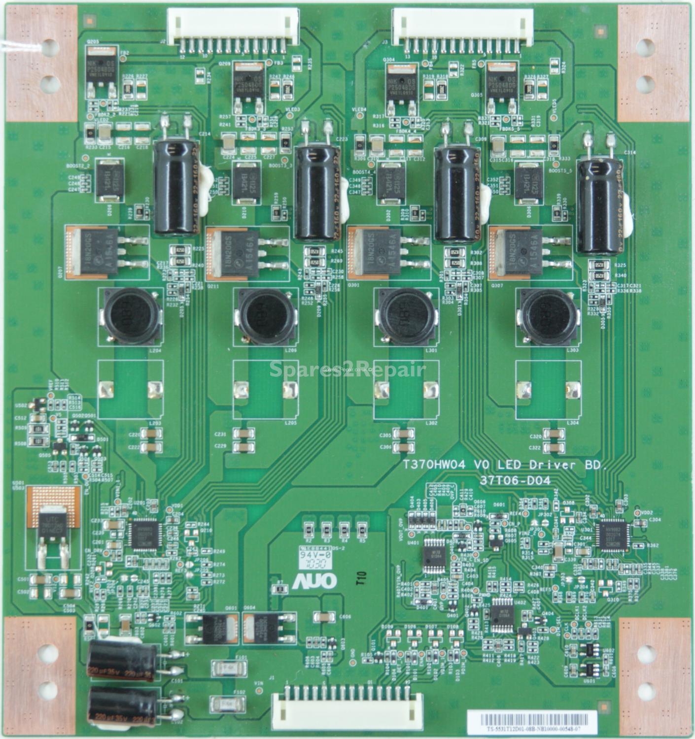 LG 32LE4900 - LED Driver Board - 55.31T12.D01 - T370HW04 V0 LED Driver BD. - 37T06-D04