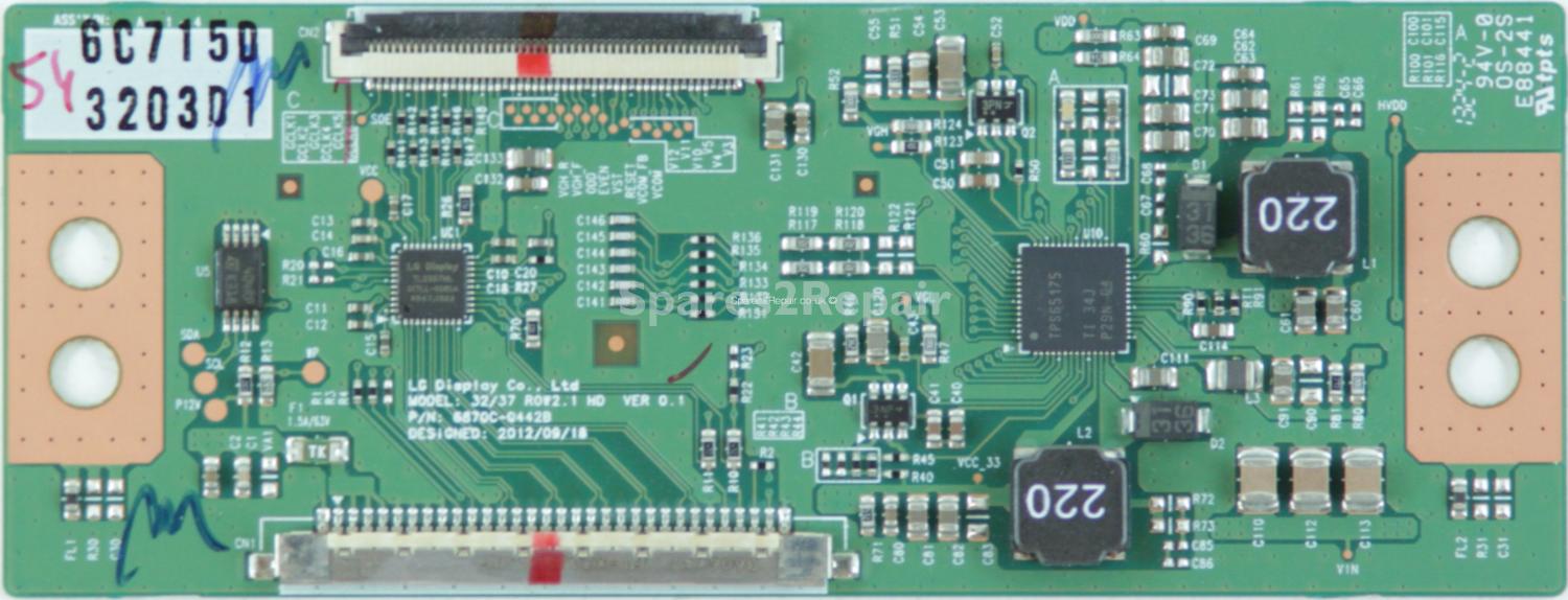 LG 32LN540B - T-Con - 6871L-3203D - 6870C-0442B - 32/37 ROW2.1 PD VER 0.1