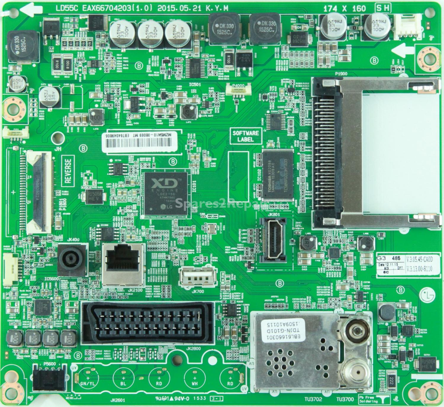 LG 49LF510V - Main AV - EBT64049806 - EAX66704203(1.0)