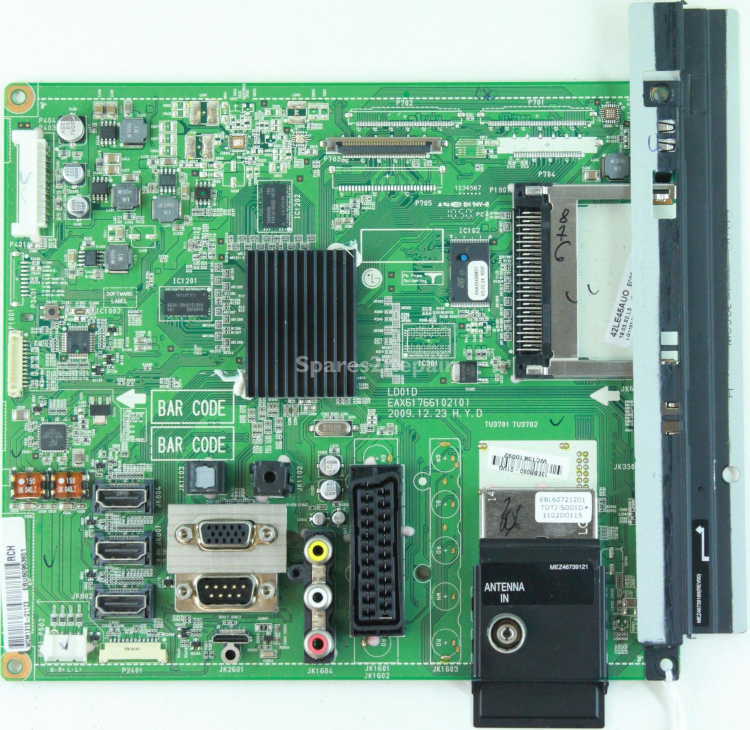 LG 42LE4500 - Main AV - EBU60963651 - EAX61766102(0)