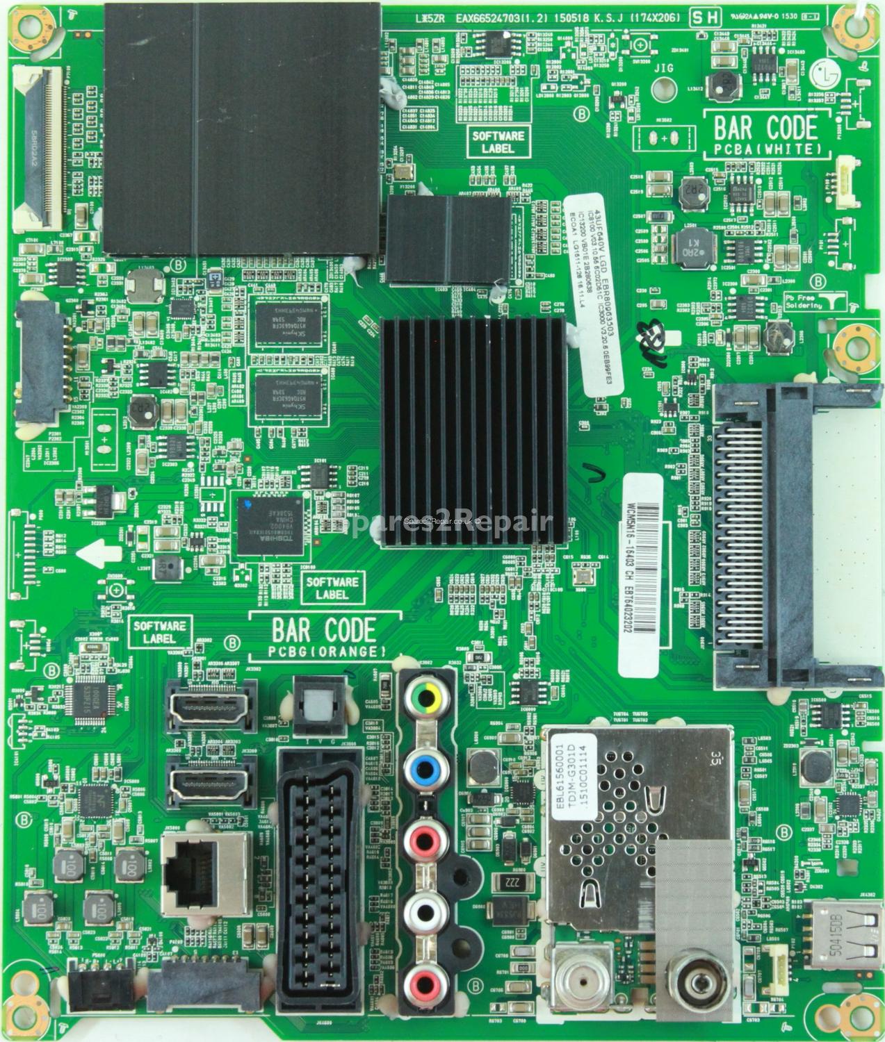 LG 43UF640V - Main AV - EBR80963503 - EBT64023202 - EAX66524702(1.2)