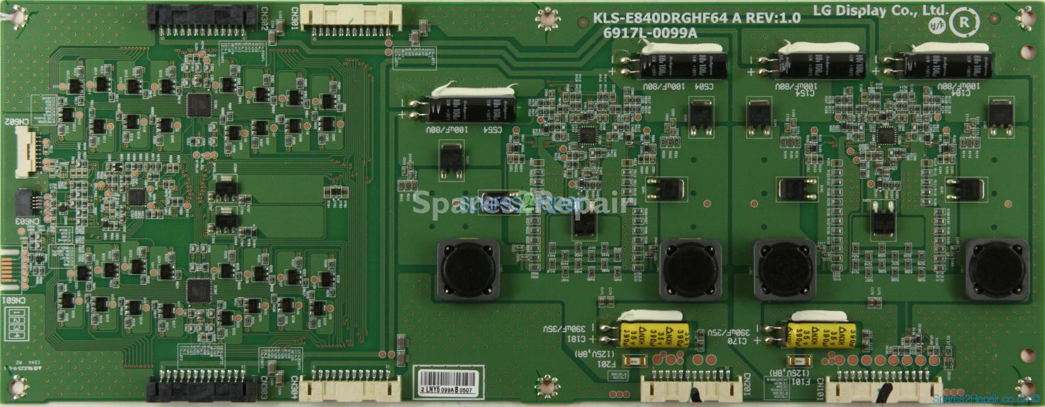 LG 84LM960V - LED Driver Board - 6917L-0099A - KLS-E840DRGHF64 A - REV:1.0