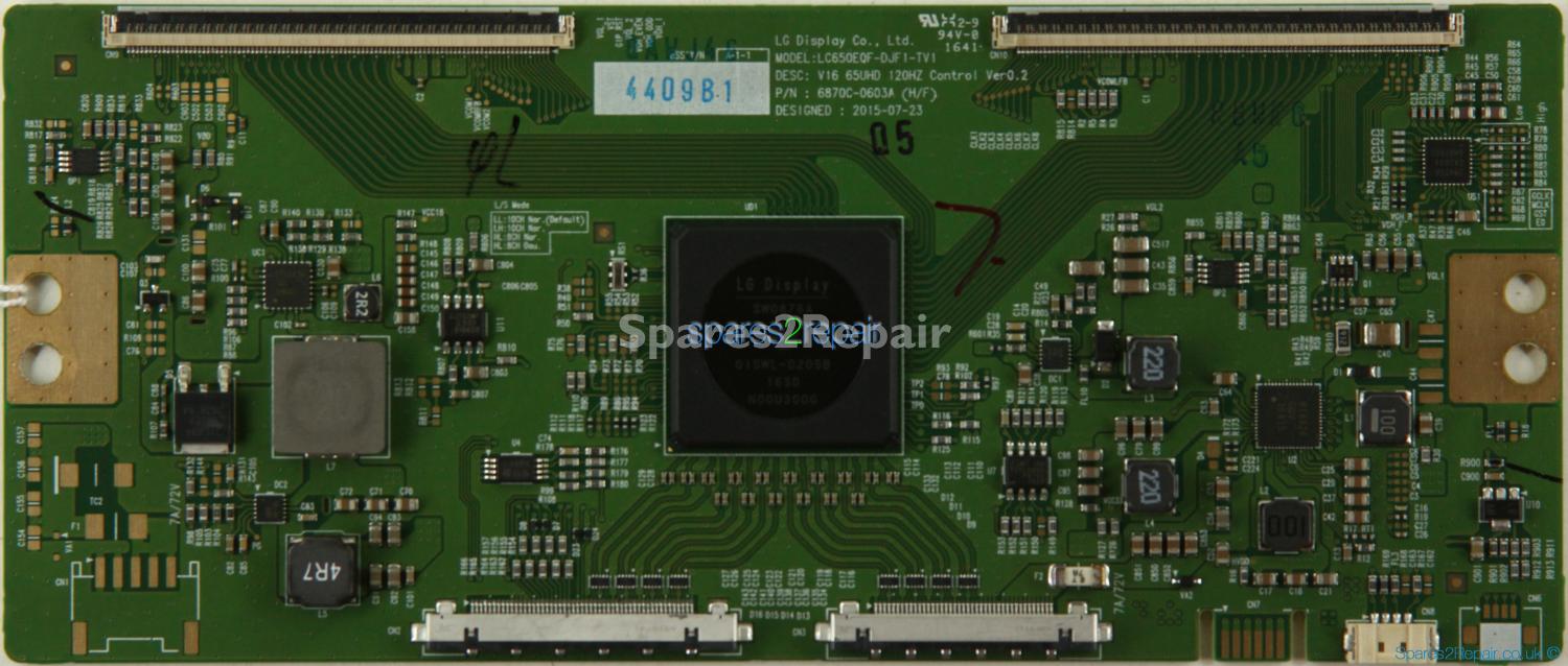 LG 65UH770V - T-Con - 6871L-4409B - 6870C-0603A - V16 65UHD 120Hz Control Ver0.2