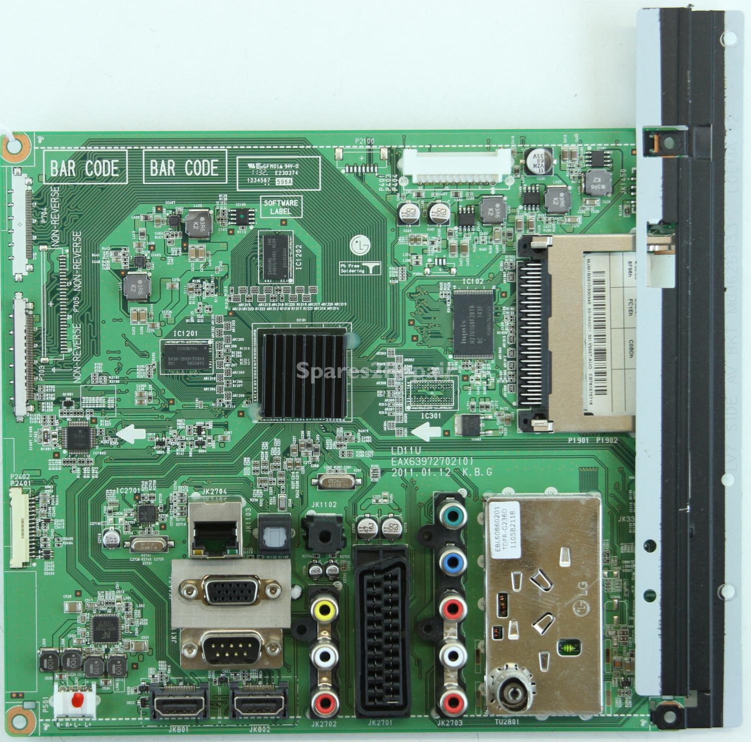 LG 32LV355T - Main AV - EBT61575716 - LD11U - EAX63972702(0)