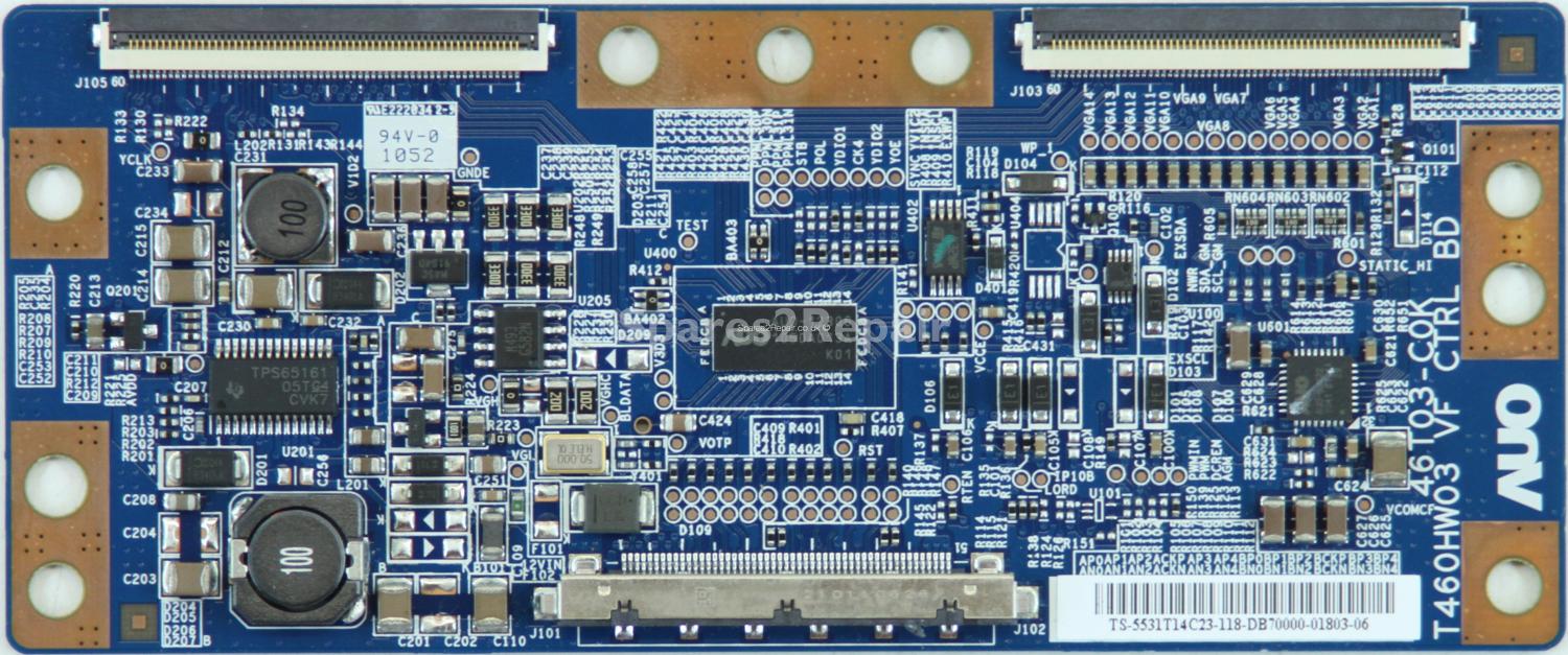 LG 32LV355U - T-Con - 55.31T14.C23 - 46T03-C0K - T460HW03 VF CTRL BD