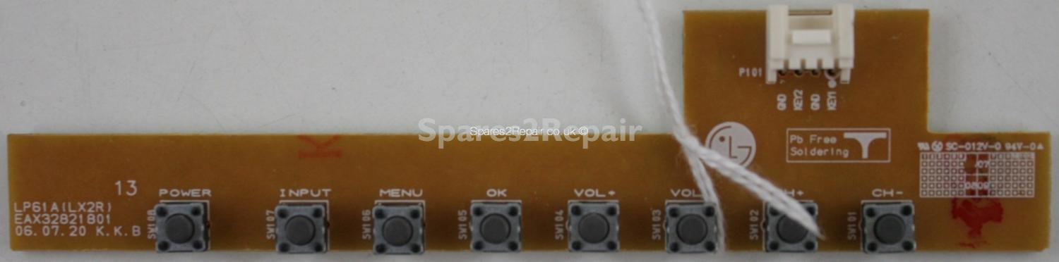 LG 32LX2R-ZJ - Buttons - EAX32821801 - LP61A(LX2R)