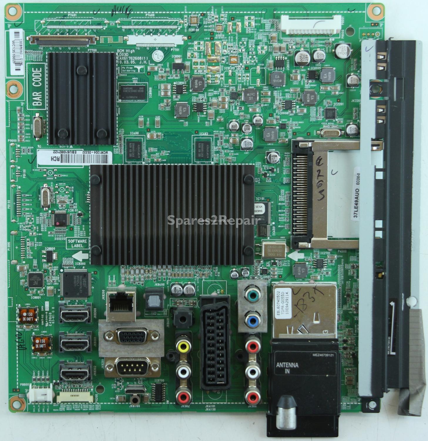 LG 37LE4900 - Main AV - EAX61762608(1) - EBU61082122 - LD03D