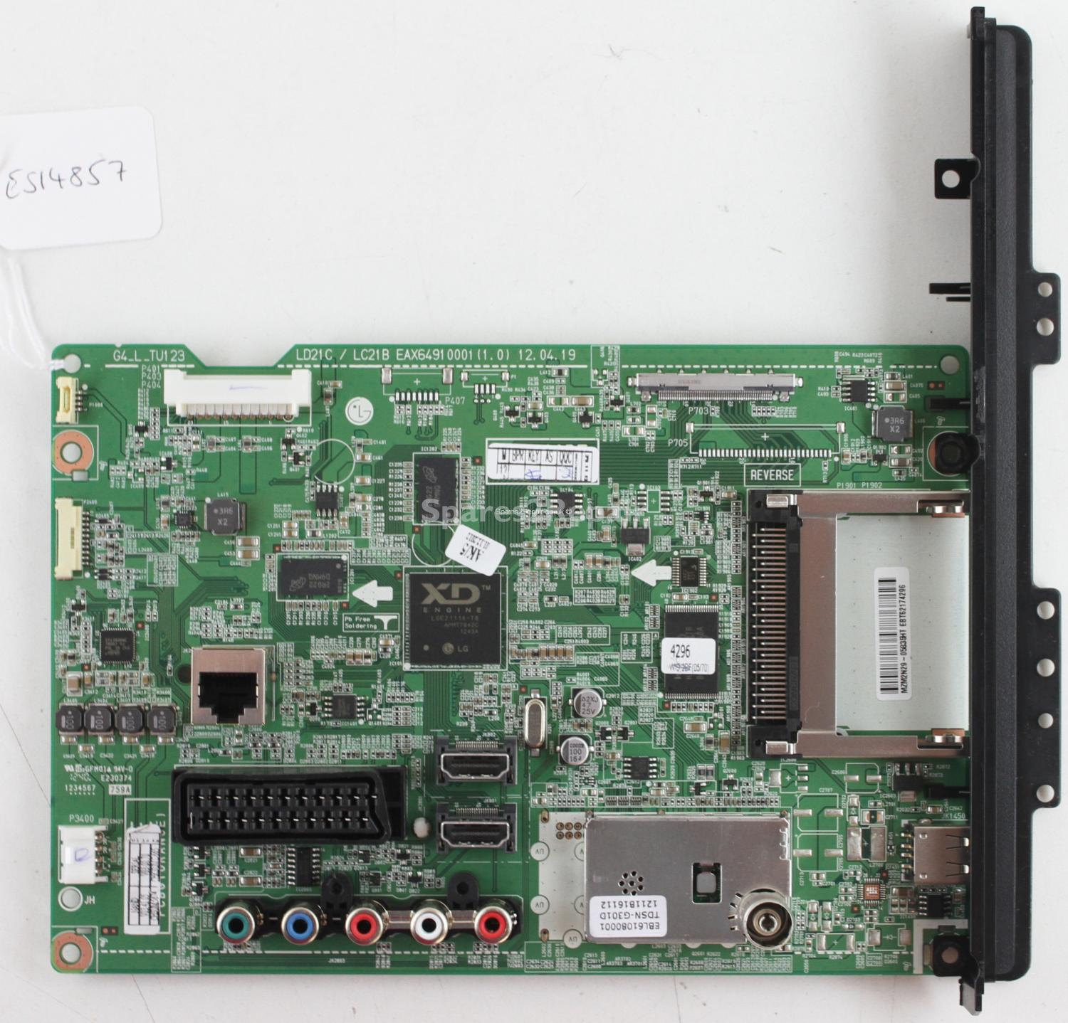 LG 42LS345T - Main AV - EAX64910001(1.0) - EBT62174296 - LD21C / LD21B