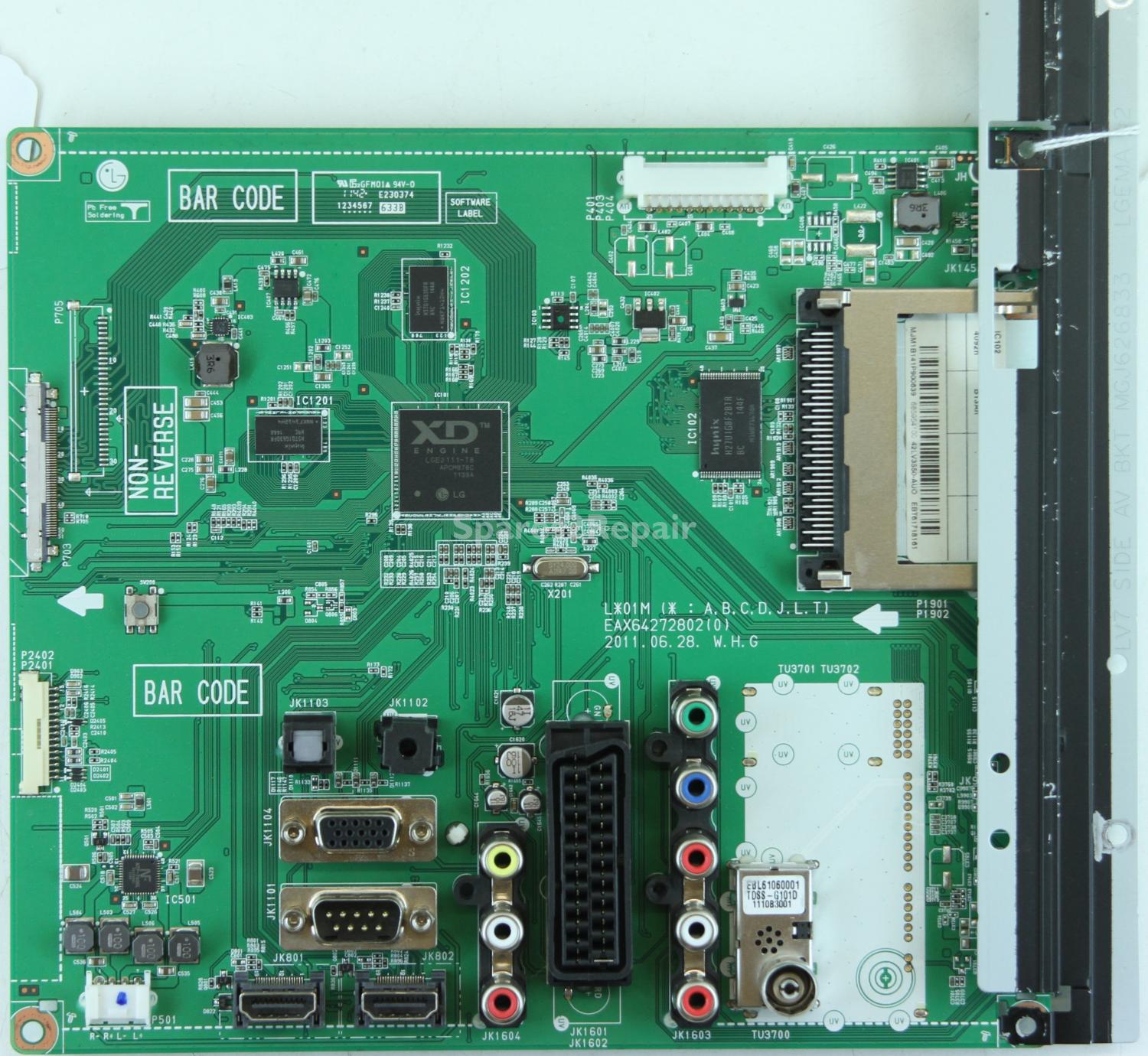 LG 42LV3550 - Main AV - EAX64272802(0) - EBT61718161