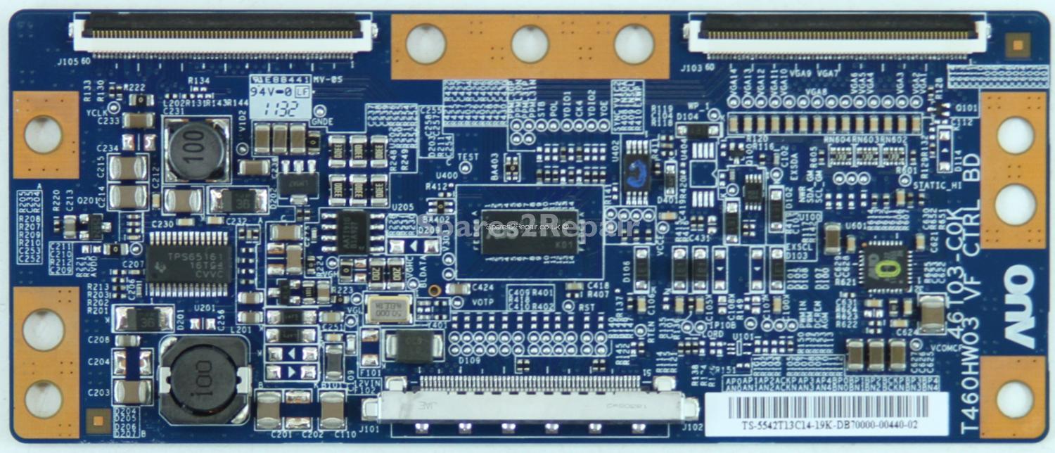 LG 42LV3550 - T-Con - 55.42T13.C14 - T460HW03 VF CTRL BD - 46T03-C0K