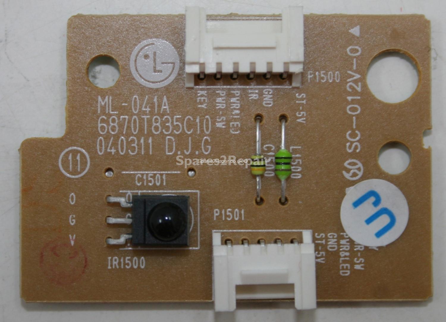 LG RZ-32LZ55 - IR - 6870T835C10 - ML-041A - 040311